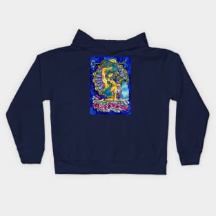 Aquarius (Water). Zodiac Design. Kids Hoodie